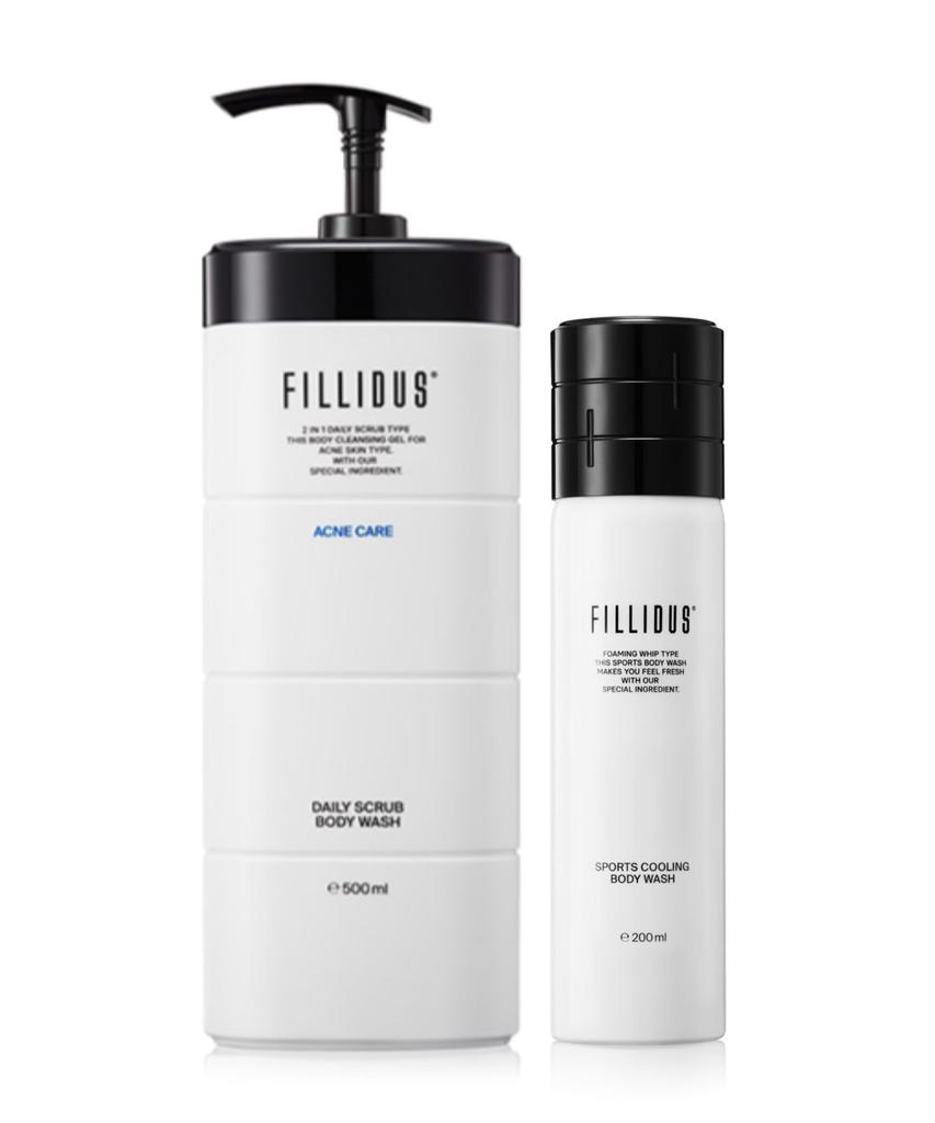 Daily Scrub Body Wash 500ml + Sports Cooling Body Wash 200ml