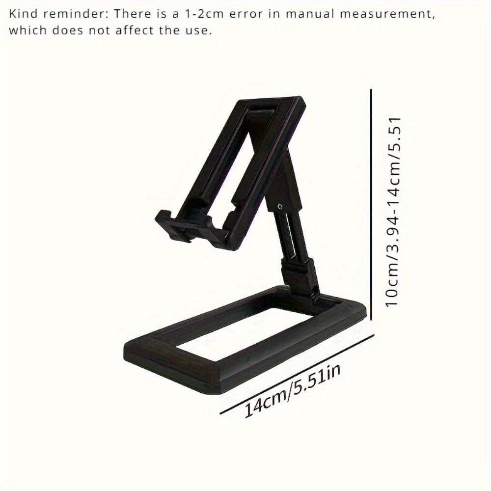 Portable and Durable Adjustable Foldable Phone Stand for All Devices - Made of High-Quality Plastic