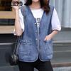 Female Denim Vest Spring and Summer New Styles Stylish Vest Thin Top Women's Vest