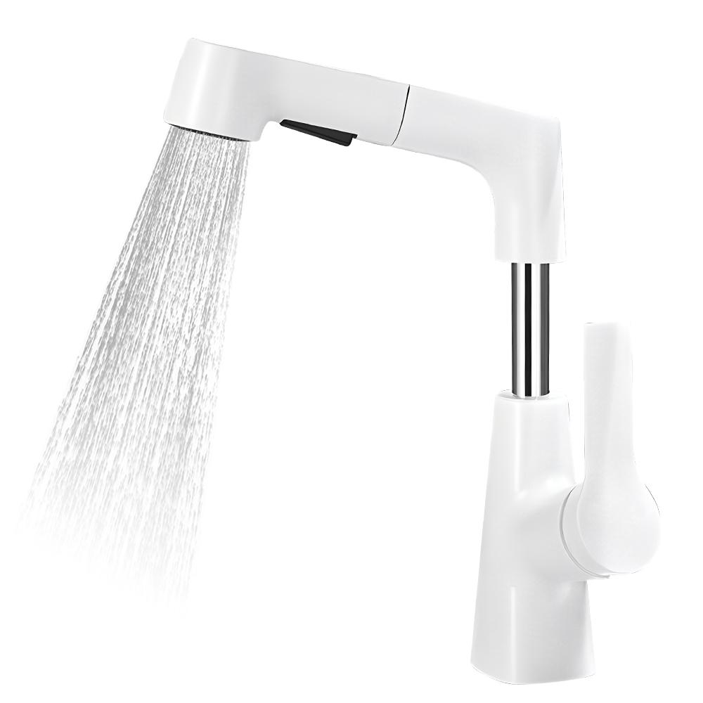 Поворотные и подъемные кухонные смесители с выдвижным распылителем, регулируемая по высоте, поворот на 360 градусов