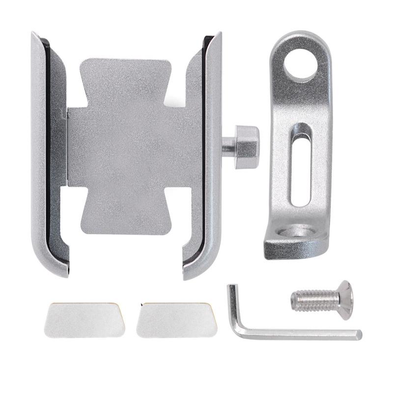 Зеркало заднего вида Велосипед Алюминиевый сплав Держатель для мобильного телефона Мотоцикл Навигационный кронштейн Мобильный