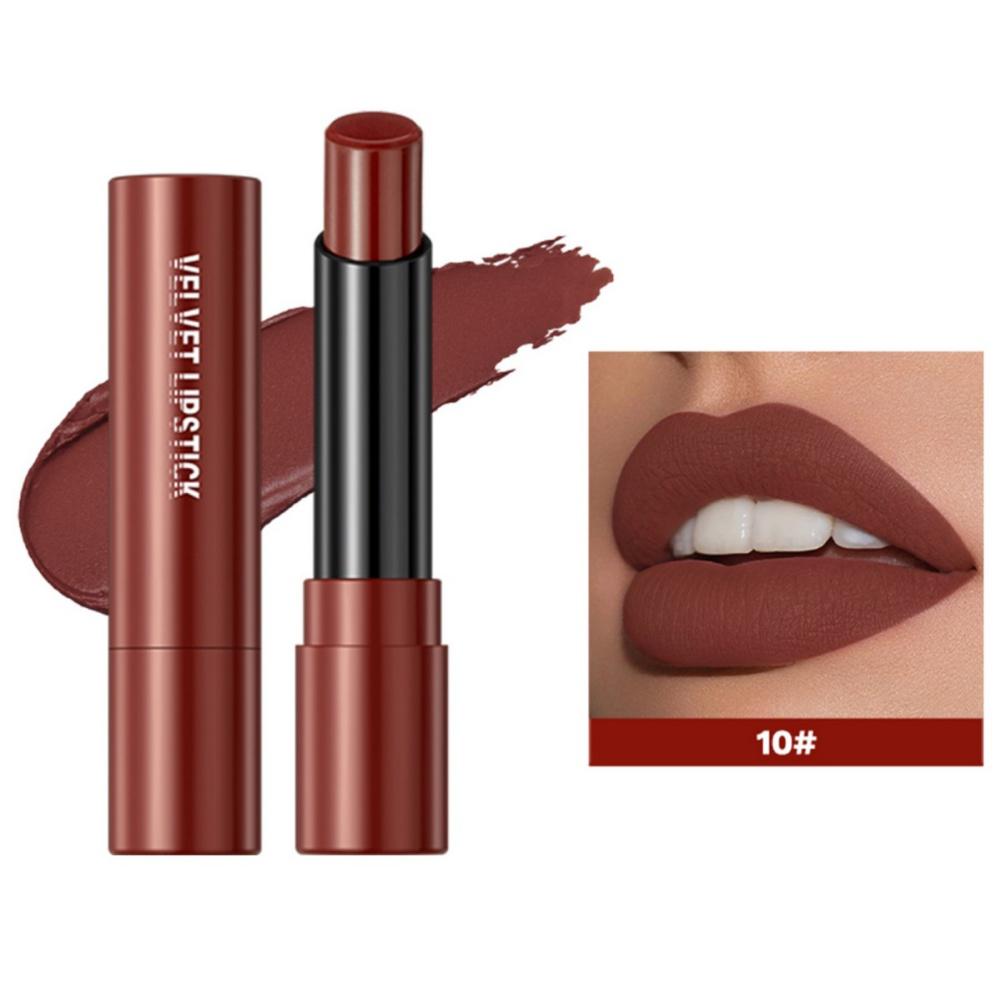 Velvet Lipstick Matte Texture Smooth and Soft Lip Long-lasting Lipstick