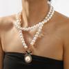 Simulation Pearl Necklace Vintage Party Wedding Retro Jewelry Accessory