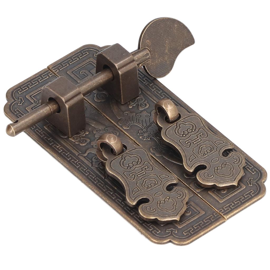 Лицевая панель шкафа из латуни, материал бронза, благоприятный узор летучей мыши, ручки для шкафа в китайском стиле в стиле ретро