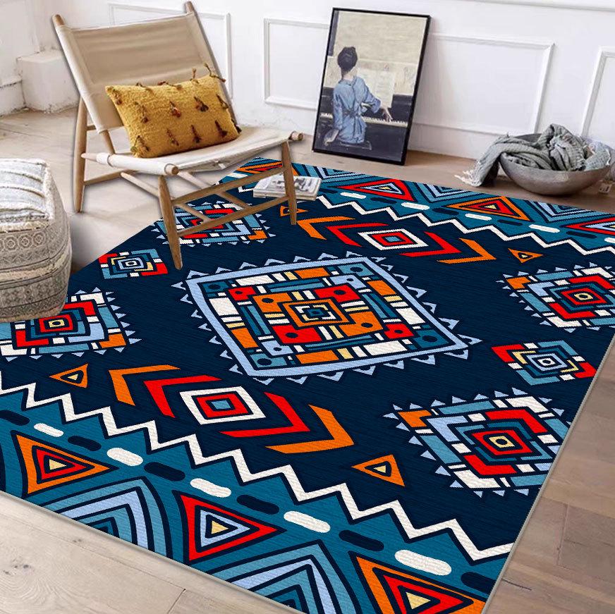 Moroccan Style Carpet: Versatile Floor Mat for Living Room, Bedroom, Coffee Table, Bedside, and Study