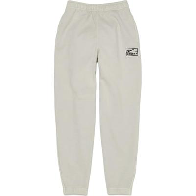 X Stussy Stone Washed флисовые брюки Light Bone унисекс плавки кремового цвета FZ9992-072