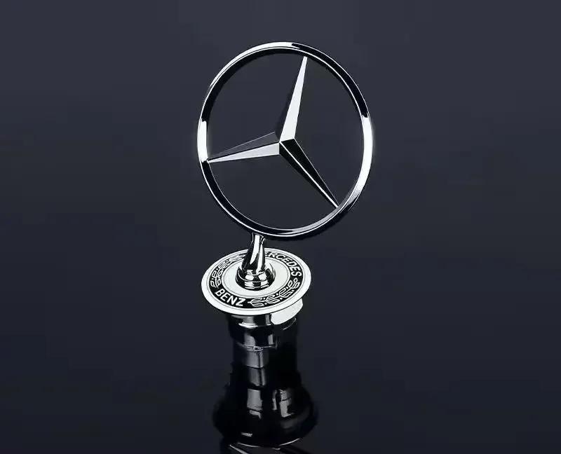 Значок-эмблема на капот автомобиля из цинкового сплава, аксессуары для Mercedes Benz AMG W213 W223 W240 W212 W222 W221 W211 W220 W210 W207 W140 GHJKM1