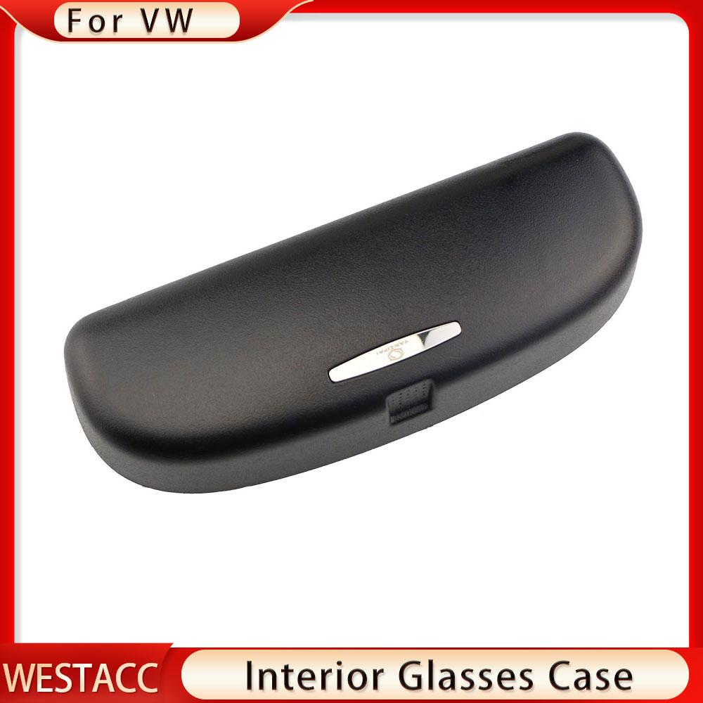 Автомобильный держатель для солнцезащитных очков, коробка для очков, чехол для Volkswagen VW Atlas/Teramont/T-roc/T-cross Lamando