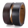 Designer Replacement No Buckle Girdle 3.3CM/3.7CM with Hole Classic Waistband Genuine Leather Belt