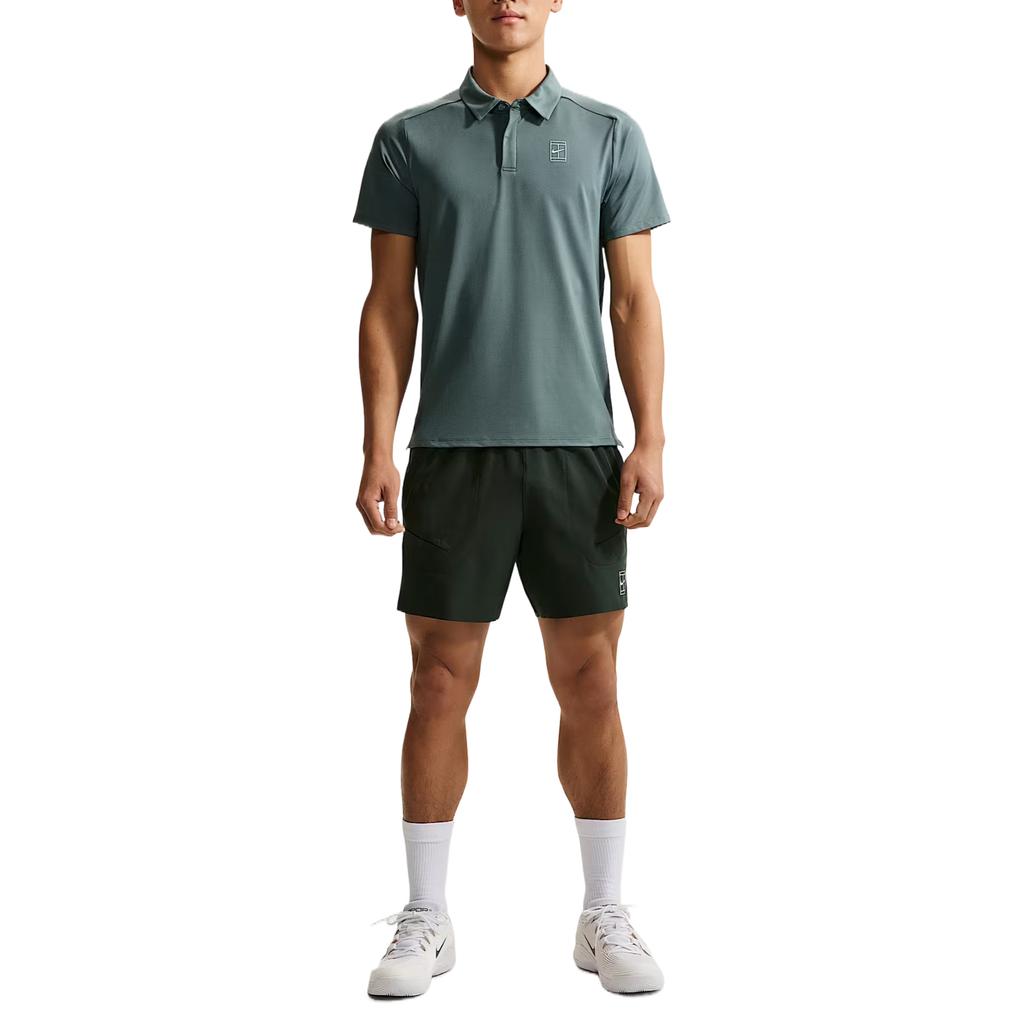 Nike Теннисные брюки мужские Черные Облако Зеленый/Белый Умеренные FZ6914-317