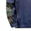 Мужская джинсовая куртка JEANSWEST с камуфляжными вставками