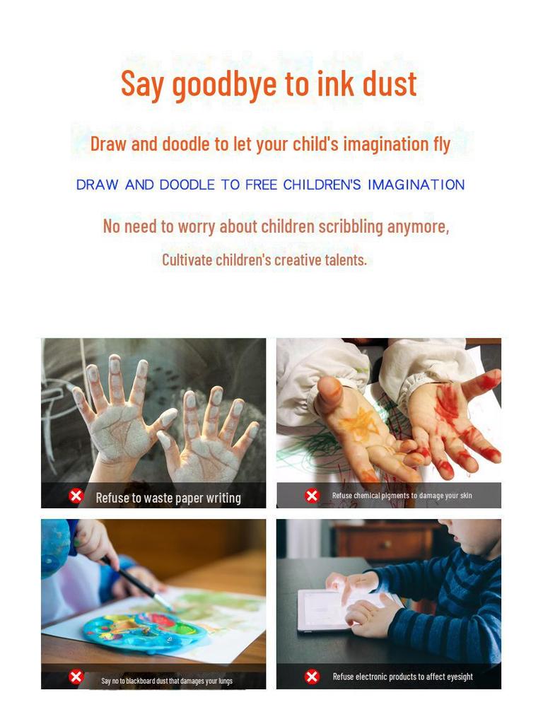 8,5-дюймовая цветная стираемая доска для рисования с ЖК-дисплеем для детей – развивающая игрушка для защиты глаз и праздничный подарок