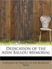 Книга Dedication of the Adin Ballou Memorial