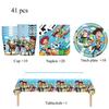 Toy Story Party Decoration Tableware Paper Plates Party Favors Gift Tablecloth BirthdayParty Supplies Toys Stamp Bracelet