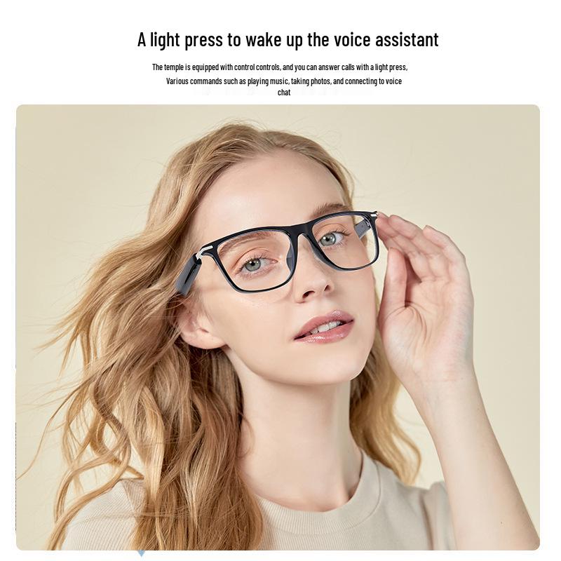 Premium AI Translation Smart Glasses with Music, Calls, Noise Reduction, Meeting Notes, and Extended Battery Life