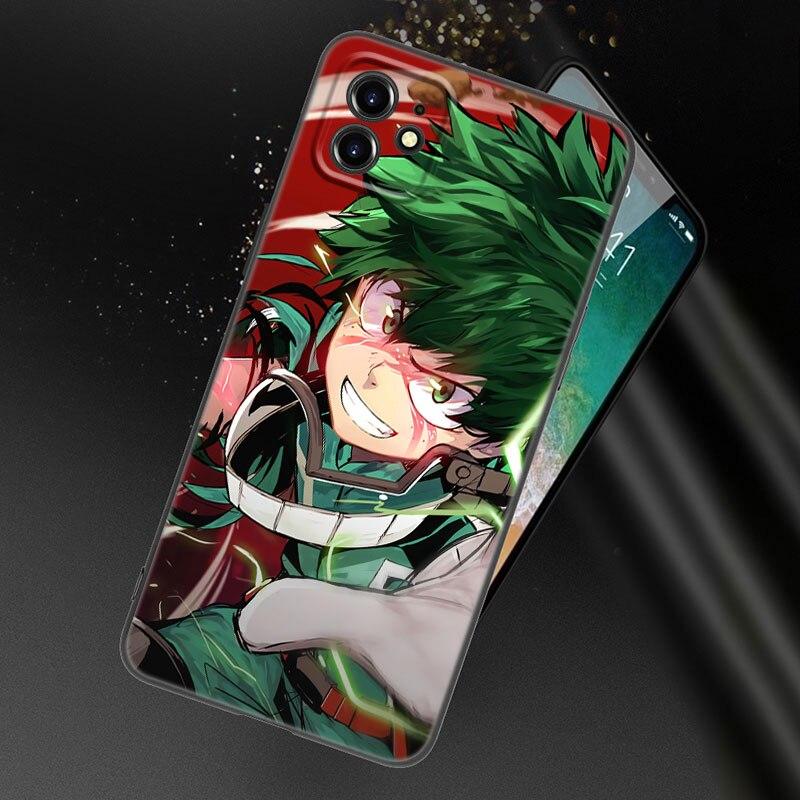Чехол для телефона My Hero Academy для Apple iPhone 13 12 Mini 11 Pro XS Max XR X 8 7 6S 6 Plus SE 2022 2020 5S 5, мягкий черный чехол из ТПУ