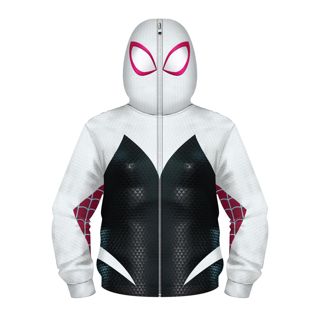 Мужская толстовка с капюшоном Gwen Spider, застежка-молния, куртка для осени и зимы, повседневная