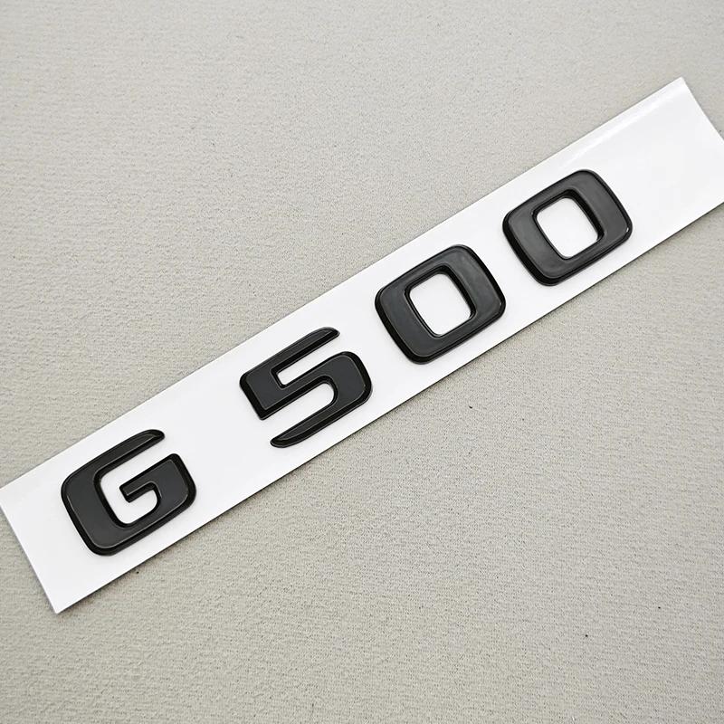 3D ABS Car Letters Logo G350 G350d G500 Sticker Rear Trunk Badge Emblem Decals For Mencedes Menz G350 G500 W463 Auto Accessories