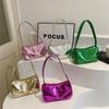 Laser Trend Candy Color Personality Foreign Simple Commuter Tote Fashion Hand-Held Armpit Small Square Women'S Bag