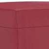 Footstool Burgundy 70x55x41 cm Faux Leather