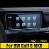 For Volkawagen VW Golf 8 MK8 2020 2024 2024 2024 Car Tempered Glass Navigation Screen Protective Film GPS Multimedia LCD Guard