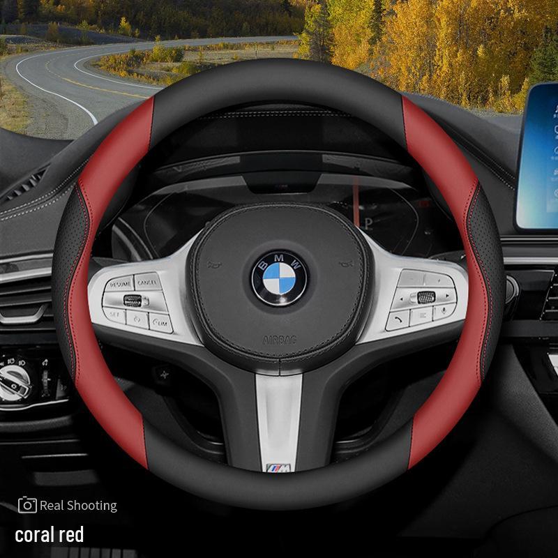 Steering Wheel Cover for BMW 2024 3, 4, 5, 7 Series, 2025 3 Series 325Li/330, X3