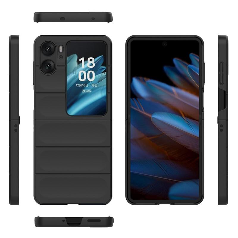 Для чехла OPPO Find N2 Flip Чехол OPPO Find N2 N3 Flip 5G Роскошный Матовый ПК Ударопрочный Защитный Жесткий Чехол-накладка OPPO Find N2 Flip