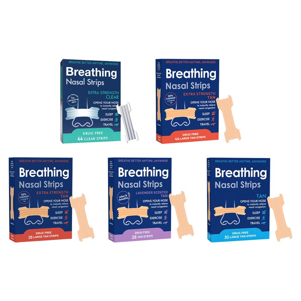 Дыхательные полоски для носа Экстра Сила Спортивные назальные полоски Лучший сон Неинвазивные полоски от храпа для взрослых и детей