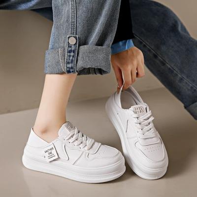 Повседневная обувь на толстой подошве Модная универсальная спортивная обувь Легкие полушлепанцы Кожаные шлепанцы zapatillas de deporte