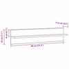 Wall Shelf Set 2 pcs Reclaimed Wood Look 80 x 11.5 x 18 cm Particleboard