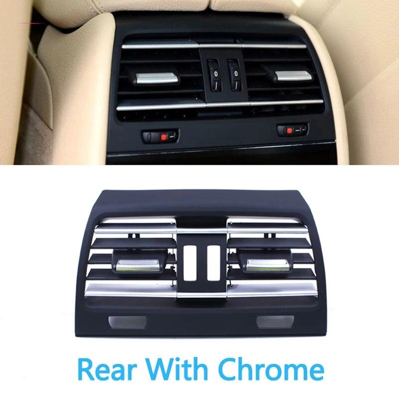 Полностью хромированная консоль, центральный кондиционер, вентиляционная решетка переменного тока, выход для BMW 7 серии F01 F02 730 735 740