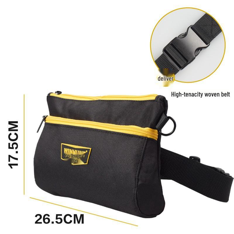 Прочный пояс для инструментов электрика: Многофункциональная поясная сумка из холста для портативного хранения