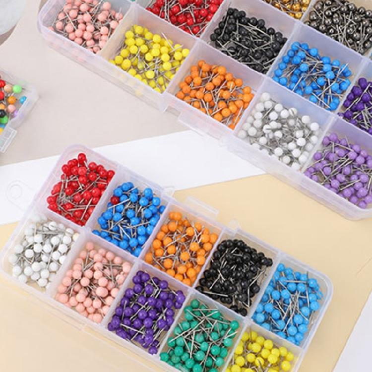 200/500/900 шт. 4 мм круглые швейные булавки, разноцветные булавки для квилтинга и позиционирования, для шитья одежды, тканевых проектов