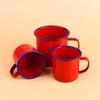 Yousheng Ceramic Coffee Mug Handmade Tea Cup with Handle Retro Solid Color Water Cup Large Capacity Tumbler Travel Cups for Outdoor Activities