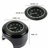 Motorcycle Quartz Clock 7 8 Inch Waterproof Chrome Handlebar Mount Watch Aluminum Luminous