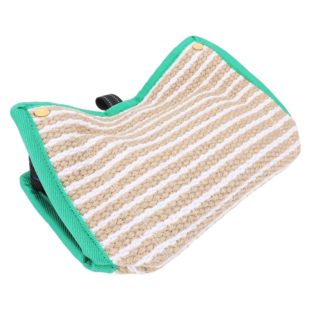 Подушка для укуса собаки, эффективная обучающая износостойкая джутовая игрушка для укуса собаки для немецкой овчарки