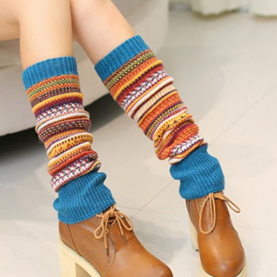 Leg Protectors Knitted Coldproof Washable Fall Winter Female Leg Warmers Daily Wear