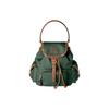 Miu Miu Logo Hardware Cotton Backpack Medium Green Women backpack 5BZ043_2IBQ_F04VM_V_OOO