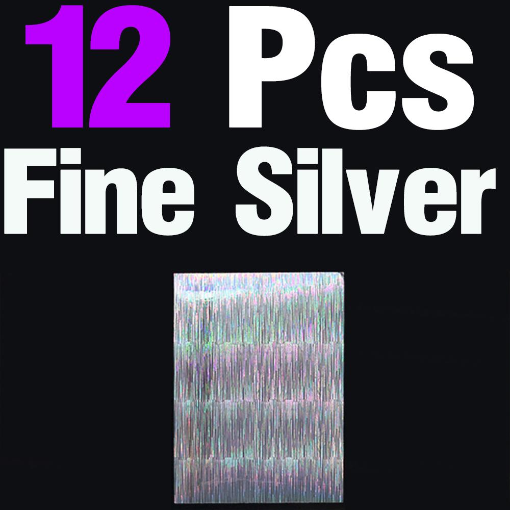 MNFT 12Pcs DIY Hard Bait Sequins Holographic Lure Fish Skin Sticker Self Adhesive Rainbow Change Color Film Fly Tying Material