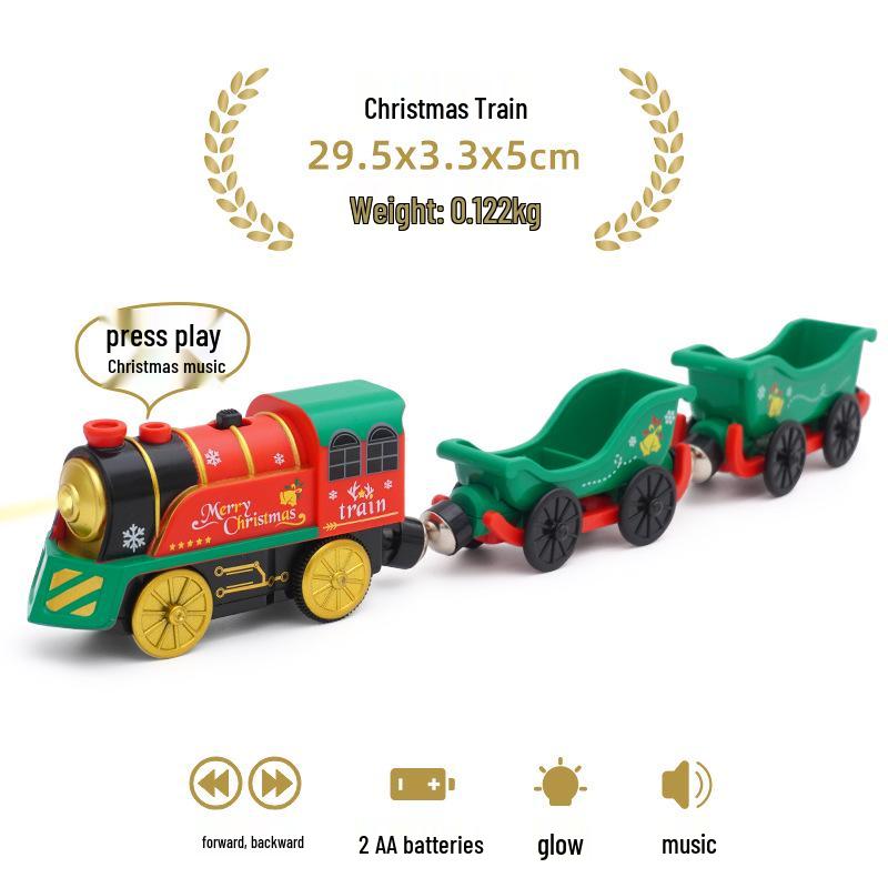 Electric Ride-On Train Set for Kids - Compatible with Thomas Brio Mi Rabbit Wooden Tracks