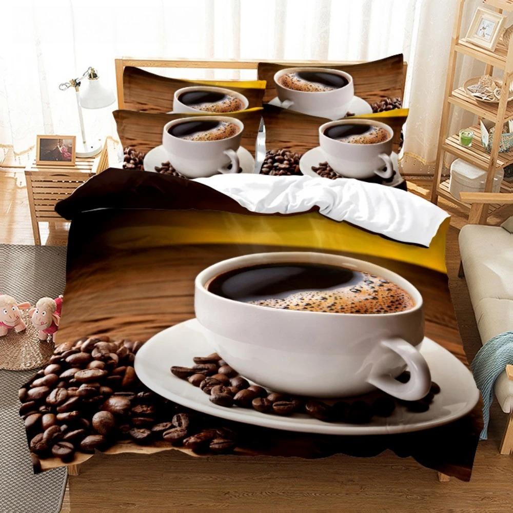 Еда Говядина Комплект постельного белья 3D Свежее мясо Пододеяльник Кинг/Квин Сайз Вкусные морепродукты Сашими Голень Стейк Реалистичный Пододеяльник