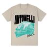 Kimi №12 Antonelli Racing Driver Футболка с круглым вырезом Летняя с коротким рукавом Мужские футболки Унисекс Уличный стиль Дизайн Графический принт Футболки Аниме Топы Футболка с принтом группы