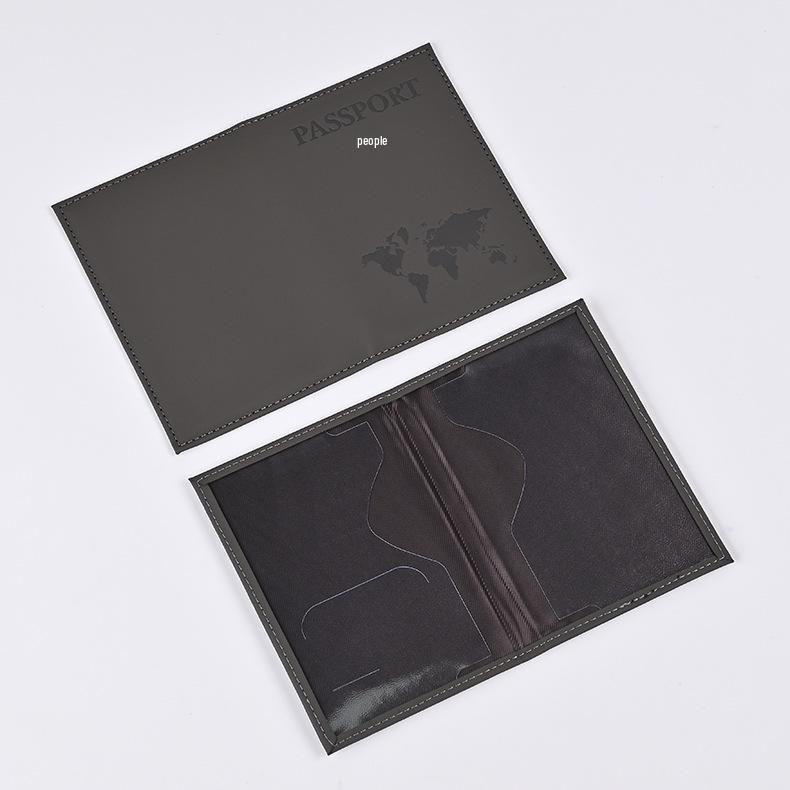 2023 Держатель и обложка для паспорта с картой самолета из ПУ-кожи