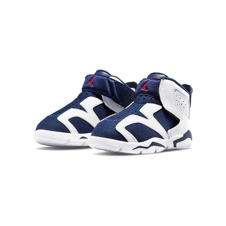 Jordan 6 Ретро Маленькие Гибкие TD Белый Полуночный Синий CT4417-130