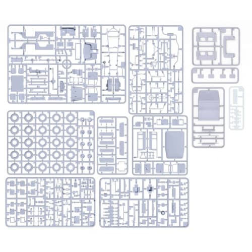 AK Interactive 1/35 Scale Modern-Use Small Four-Wheel Drive Soft-Top Military Vehicle IDF/LAF Type Plastic Model Assembly Kit AK35004