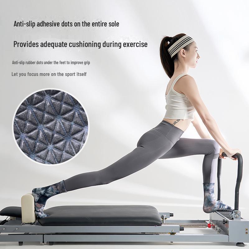 Носки для йоги до середины голени с принтом тай-дай в горошек, нескользящие - Женские влагоотводящие фитнес-носки на весну/лето