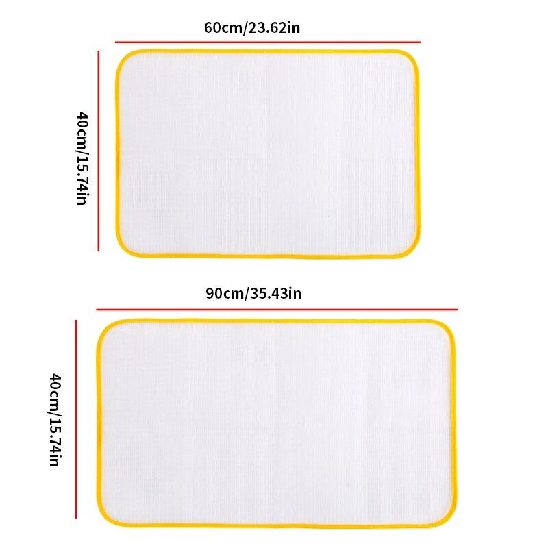 Подушечка для глажки Высокотемпературная Жаростойкая Теплоизоляционная Ткань для глажки Защитная подушечка для одежды Случайный цвет Домашняя Сетчатая гладильная доска