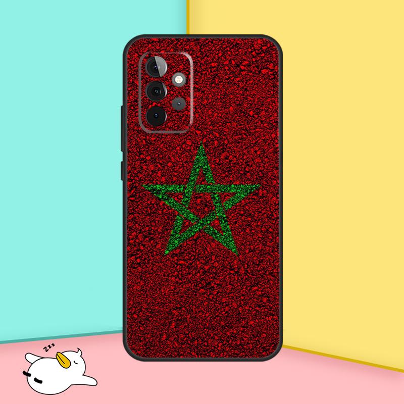Morocco Flag Case For Samsung Galaxy A53 A13 A23 A33 A17 A06 A16 A56 A36 A54 A34 A14 A52 A32 A15 A35 A55