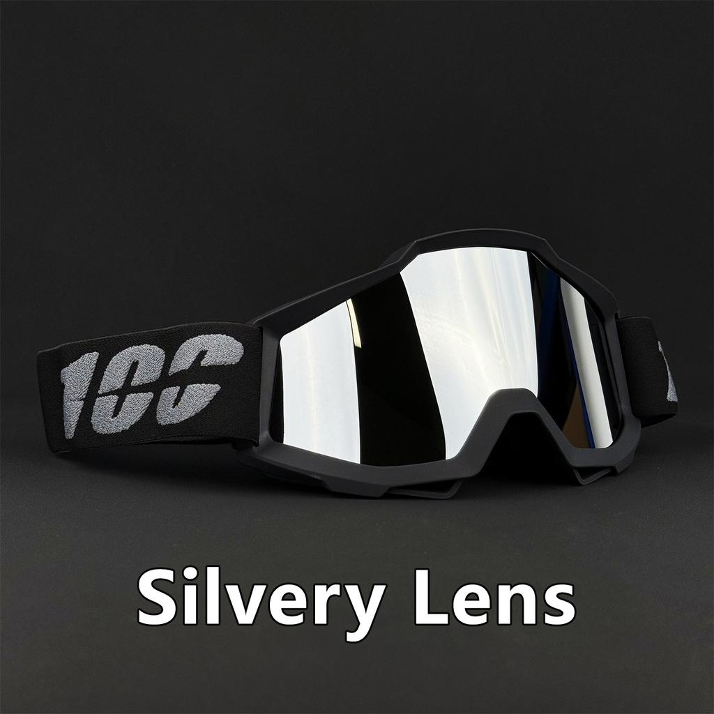 100 Motorcycle Glasses Motocross Safety HD Lenses Goggles Dirt Bike ATV Ski MTB Goggles MOTO Outdoor Cycling Sunglasses