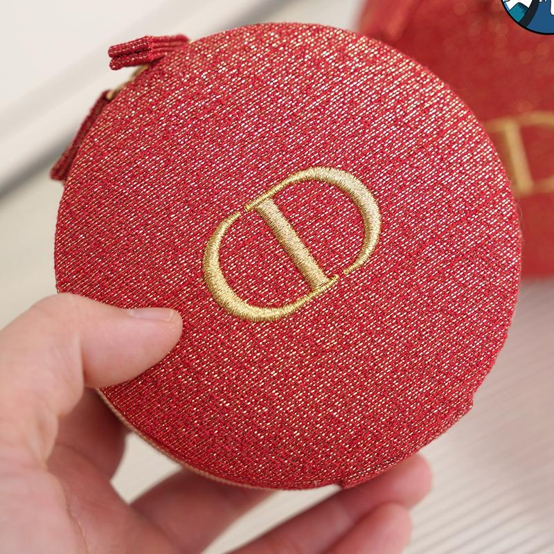 Dior Красные Золотые Нитки Сумки для Хранения Портативные